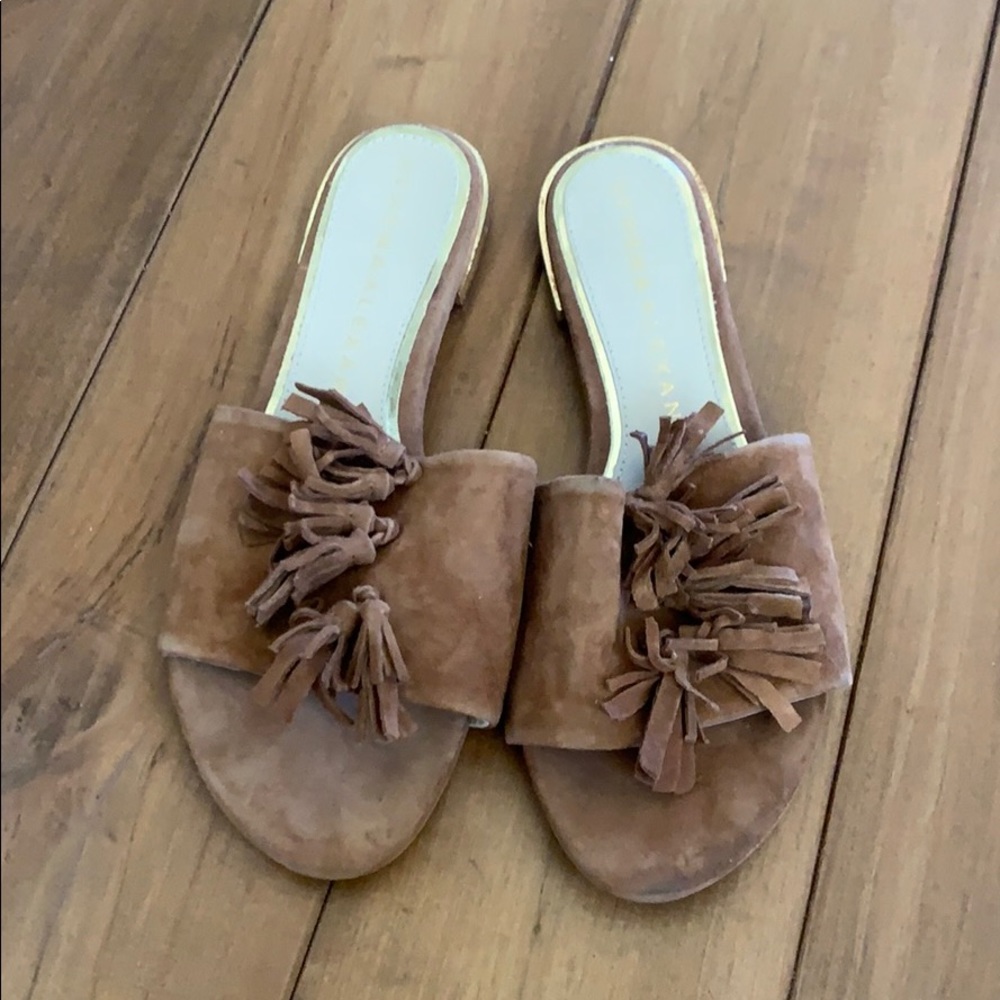 Brown Athena Alexander sandals with tassels
